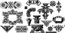 free vector Victorian free vector pack