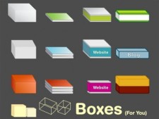 free vector Boxes free vector