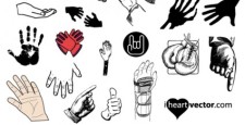 free vector Hands free vector pack