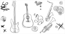 free vector Musical instruments