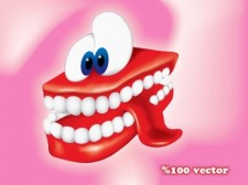 free vector Teethman Vector