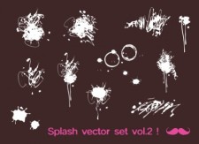 free vector Splash vector set vol.2