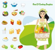 free vector Food & Cooking Vector Graphics