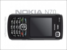 free vector 
								Nokia N70 Black Edition							