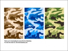 free vector 
								Camouflage Print							
