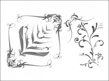 free vector 
								Free Vector Swooshes, and Fancy Corner Designs							