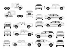 free vector 
								Pro Vehicle Outlines							