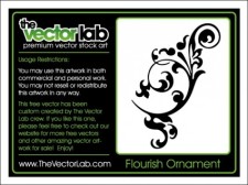 free vector 
								Free Vector Flourish Ornaments							