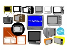 free vector 
								Vector Televisions							