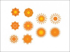 free vector 
								Suns and Other Motifs							