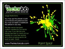 free vector 
								Splat							