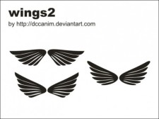 free vector 
								Dccanim Wings 2							