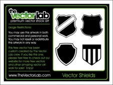 free vector 
								Vector Shields							