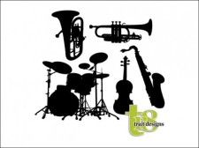 free vector 
								Vector Musical Instruments							