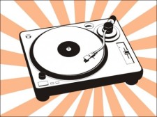 free vector 
								Turntable							