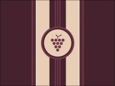 free vector 
								Wine Label							