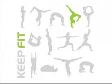 free vector 
								Keep Fit							