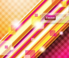 free vector Dynamic flow line background 02 vector
