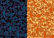 free vector 2color pattern background vector messy stroke