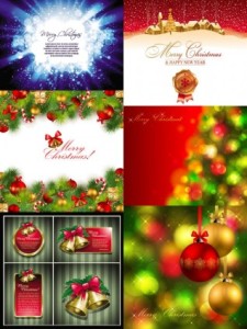 free vector Beautiful christmas background vector vector