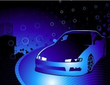free vector Cars and cool background vector