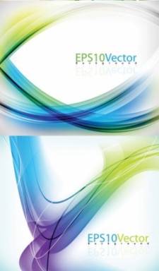 free vector Vector dynamic background brilliant lines b