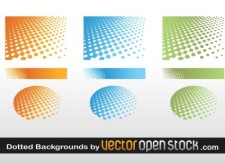 free vector Dotted Background