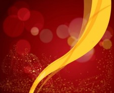 free vector Red Background Vector Yellow Ribbon
