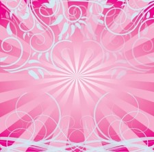 free vector Free Pink Swirls Background