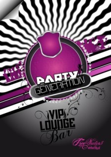 free vector Free Party Flyer Background