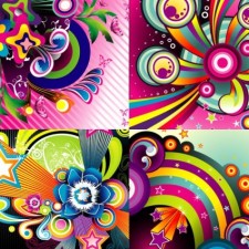 free vector Wonderful-Backgrounds