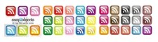 free vector Rss subscribe to crystal texture small icon button vector