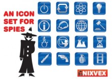 free vector NixVex Icons for Spies Free Vectors