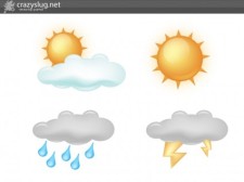 free vector Weather Icons