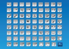 free vector Free Photoshop Tools Icons