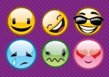 free vector Cool Emoticons