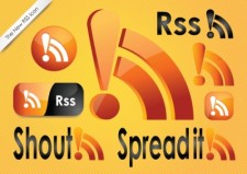 free vector RSS Feed Icons