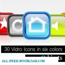 free vector 30 Free Vidro Icon Png And Vector Pack In Six Colo