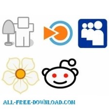 free vector Web 20 Services Vector Icons