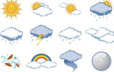 free vector FREE VECTOR WEATHER ICONS