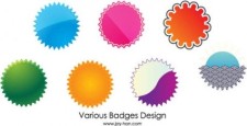 free vector Web 2.0 badges vector