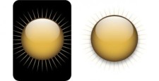 free vector Gold buttons