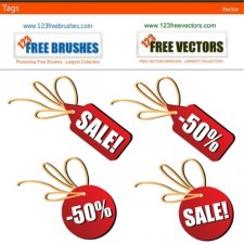 free vector Sales tags free vector