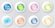 free vector Web 2.0 Icons Button Vector Graphic