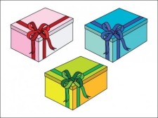 free vector 
								Gift Boxes							