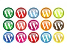 free vector 
								30 Free Wordpress Icons							