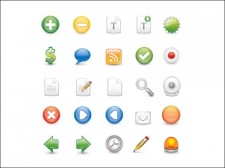 free vector 
								Variety Icons							