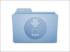 free vector 
								OSX Download Folder							