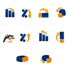 free vector Graph and Chart Icons