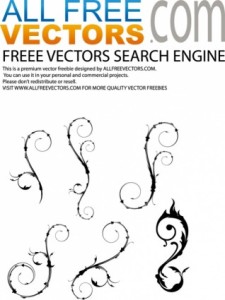 free vector S silhouettes